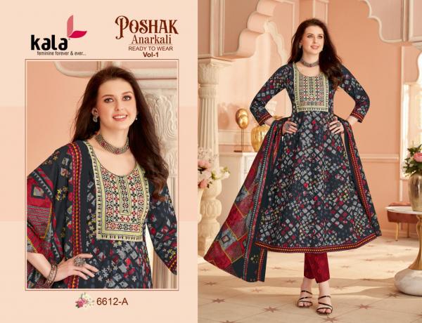 Kala Poshak Vol-1 – Anarkali Style Kurti Pant With Dupatta